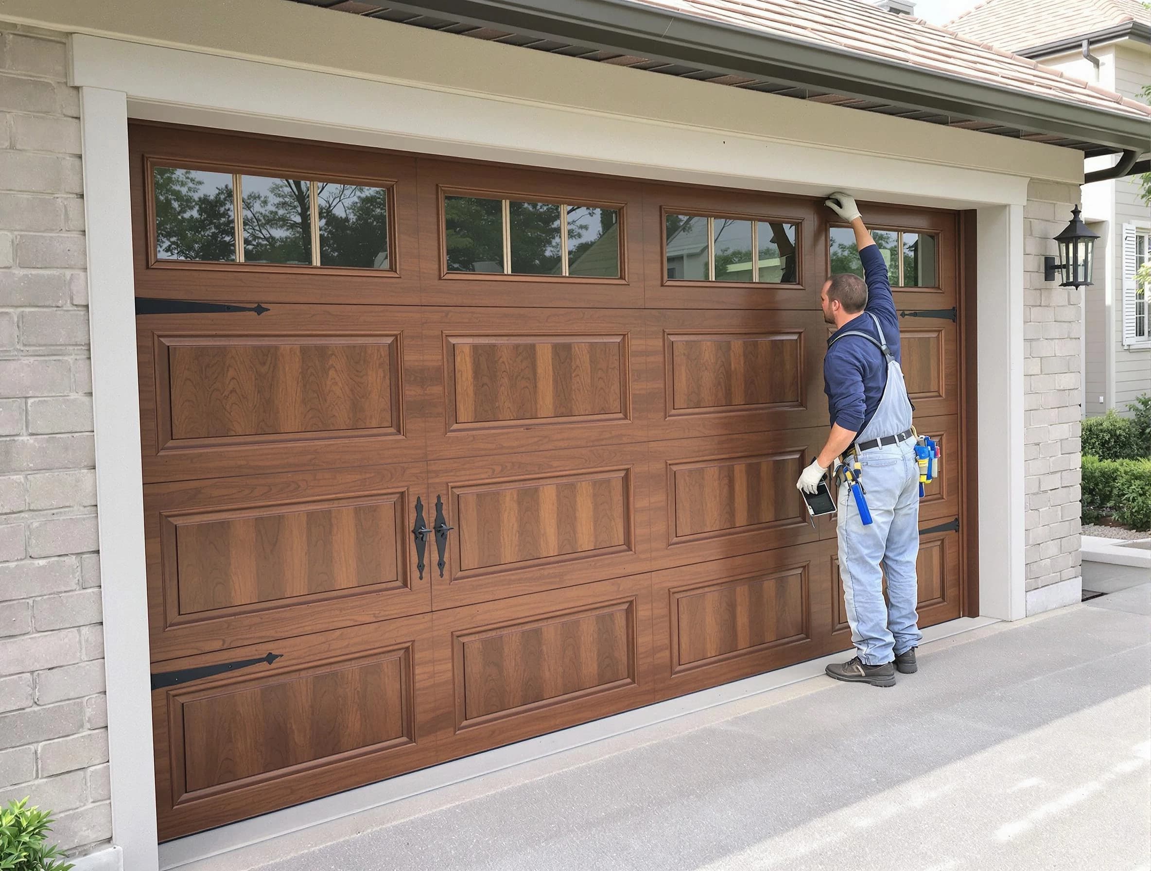 Custom garage door showcase by Perth Amboy Garage Door Repair in Perth Amboy