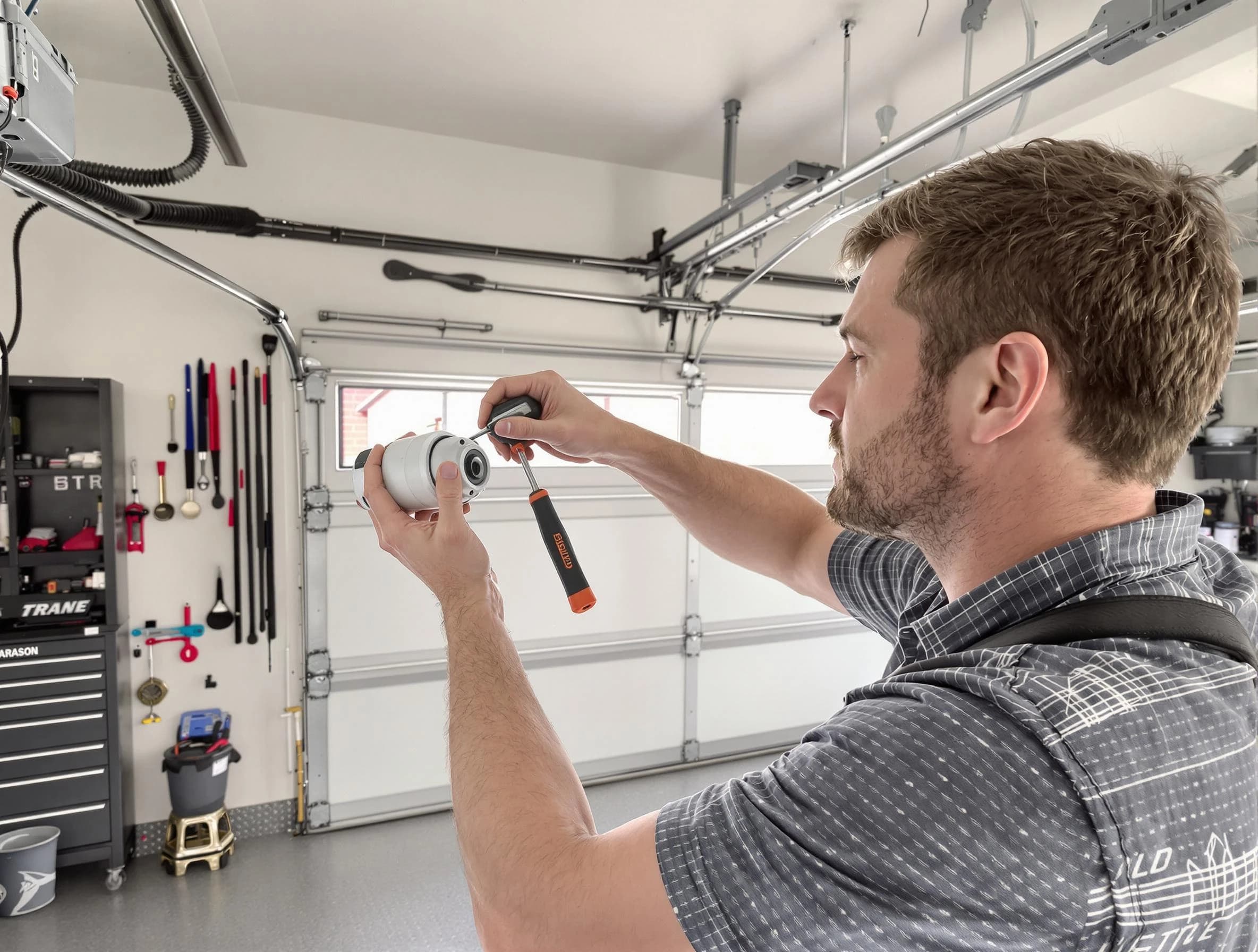 Garage door opener repair service by Perth Amboy Garage Door Repair in Perth Amboy