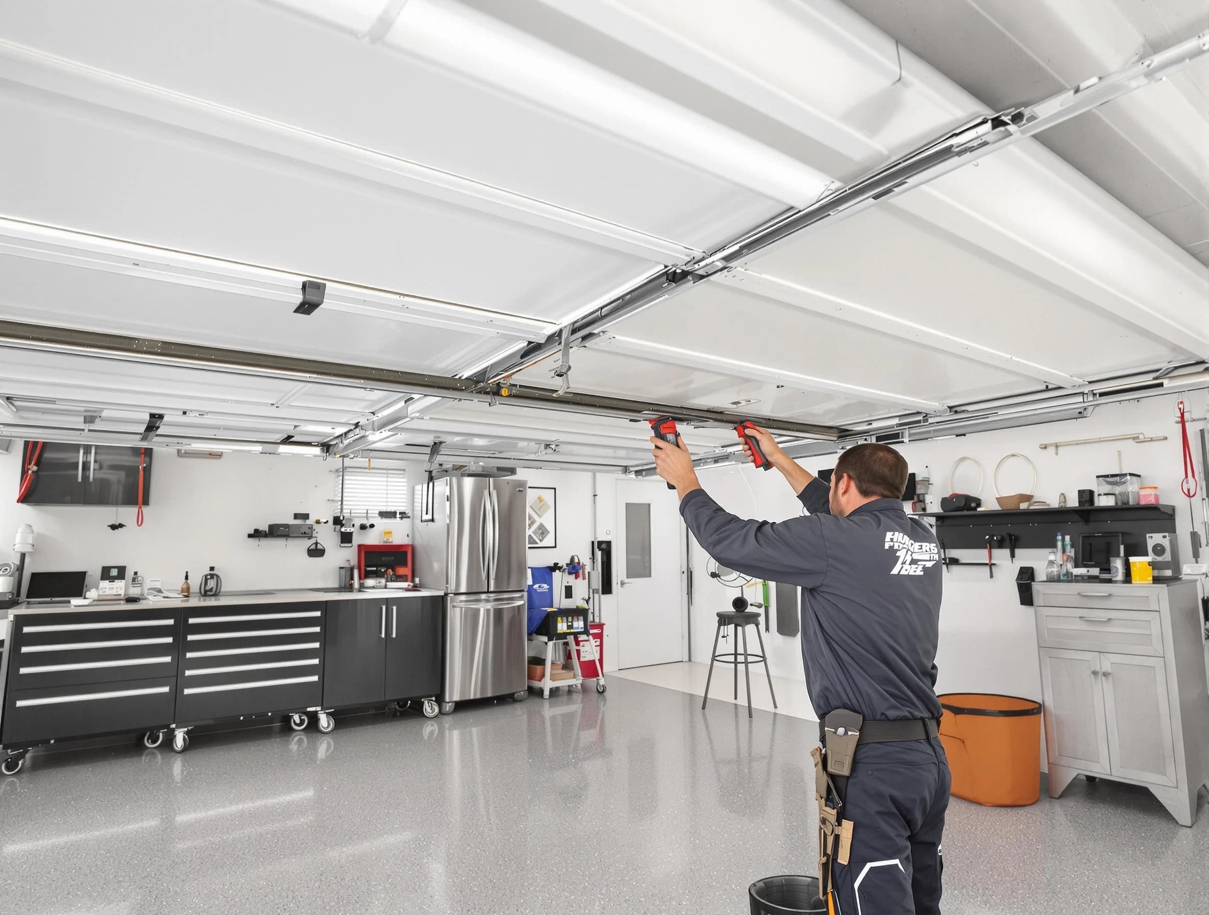 Overhead garage door repair service by Perth Amboy Garage Door Repair in Perth Amboy